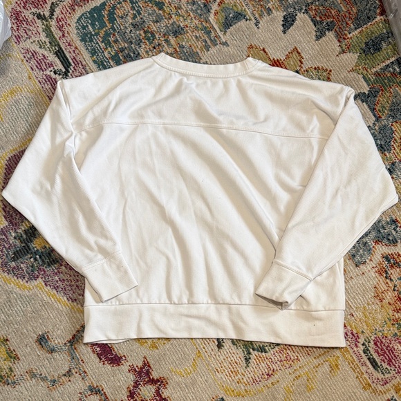 Zella Cream ottoman Ribbed dolman Long Sleeve sweatshirt - Picture 3 of 3